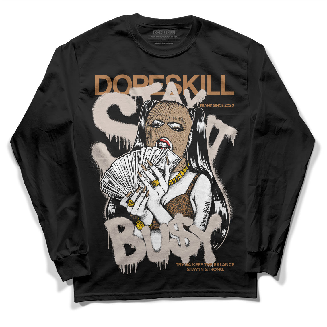 Palomino 3s DopeSkill Long Sleeve T-Shirt Stay It Busy Graphic