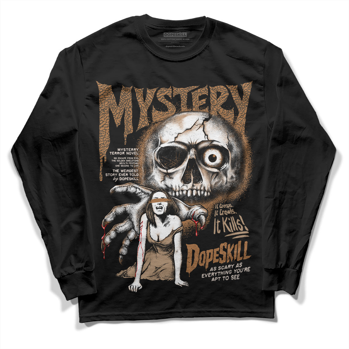 Palomino 3s DopeSkill Long Sleeve T-Shirt Mystery Ghostly Grasp Graphic