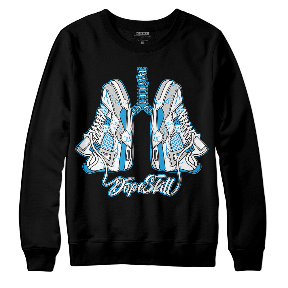 Military Blue 4s DopeSkill Sweatshirt Breathe Graphic