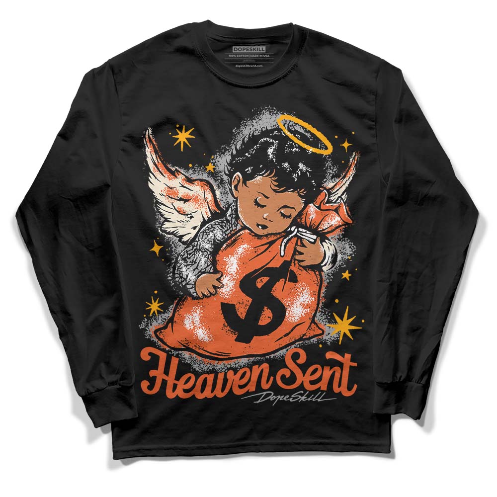 Georgia Peach 3s DopeSkill Long Sleeve T-Shirt Heaven Sent Graphic