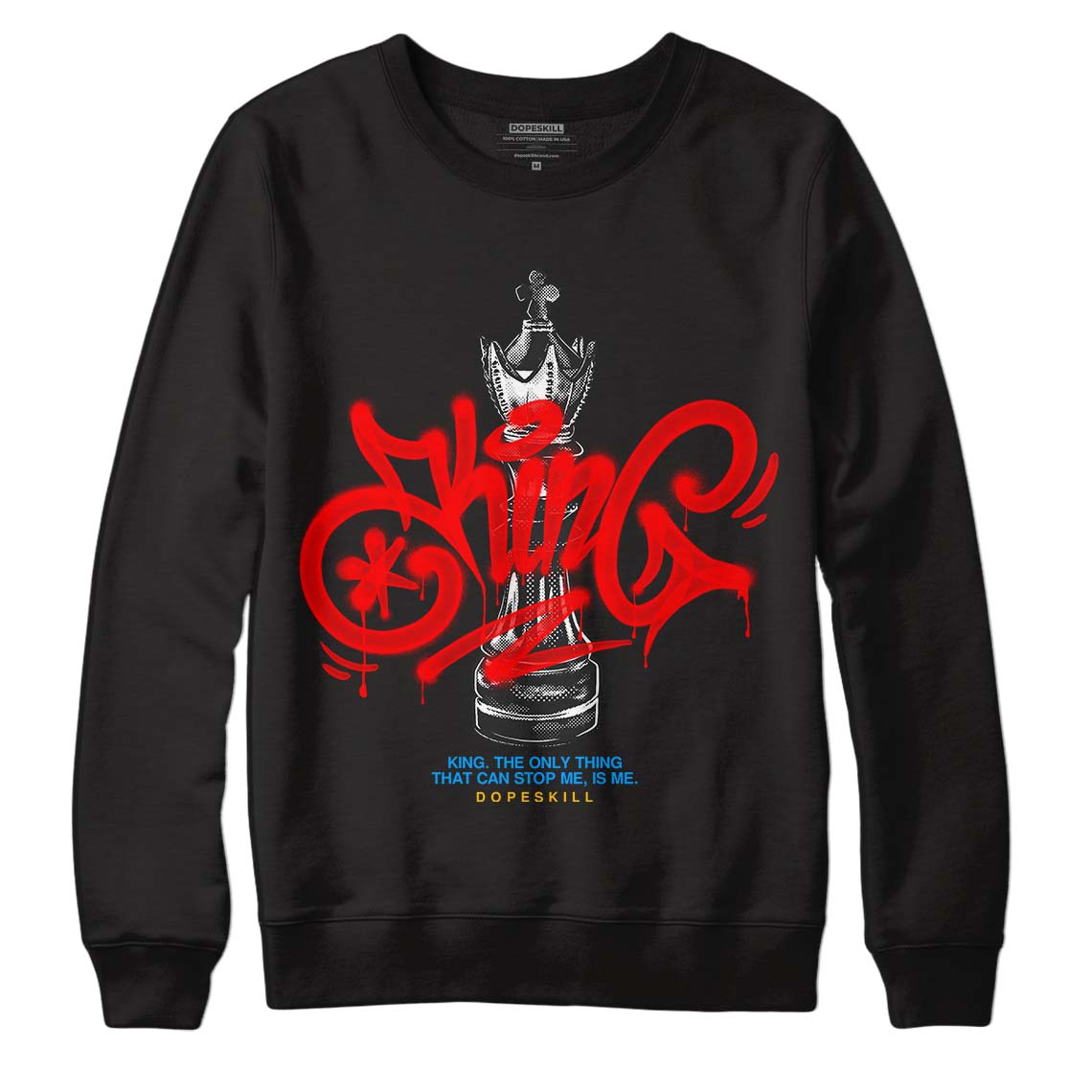 Fruity Pebbles Dunks DopeSkill Sweatshirt King Chess Graphic