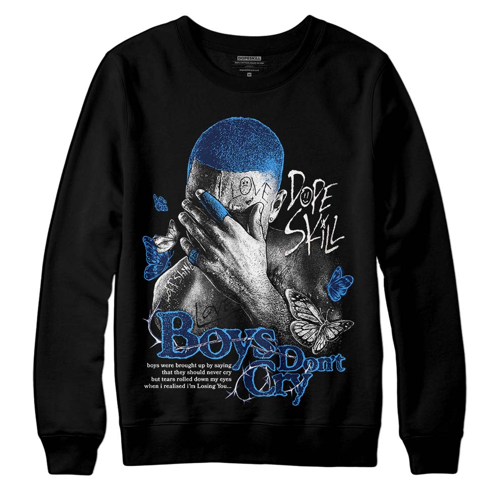 AJ Spizike White Obsidian DopeSkill Sweatshirt Boys Don't Cry Graphic