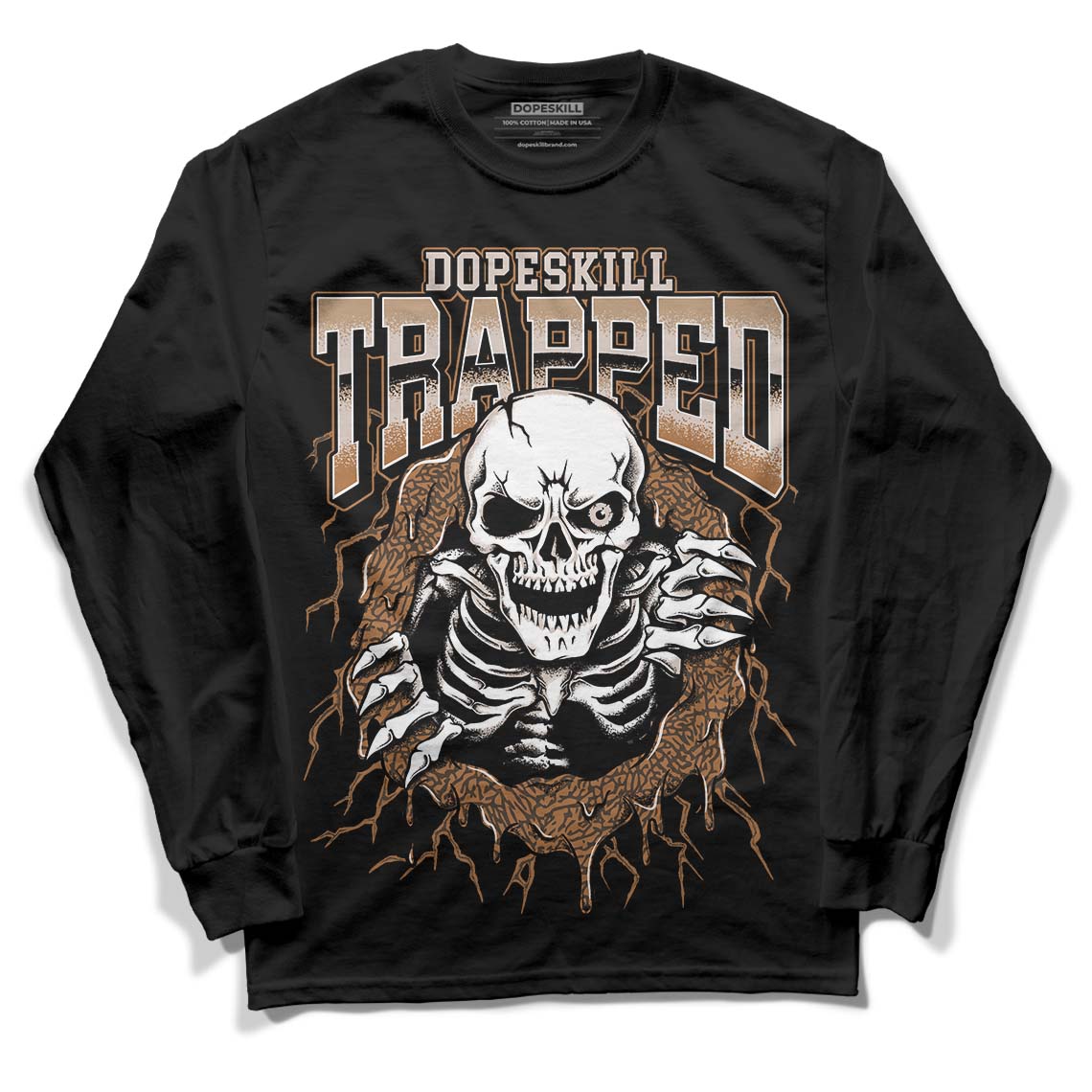 Palomino 3s DopeSkill Long Sleeve T-Shirt Trapped Halloween Graphic