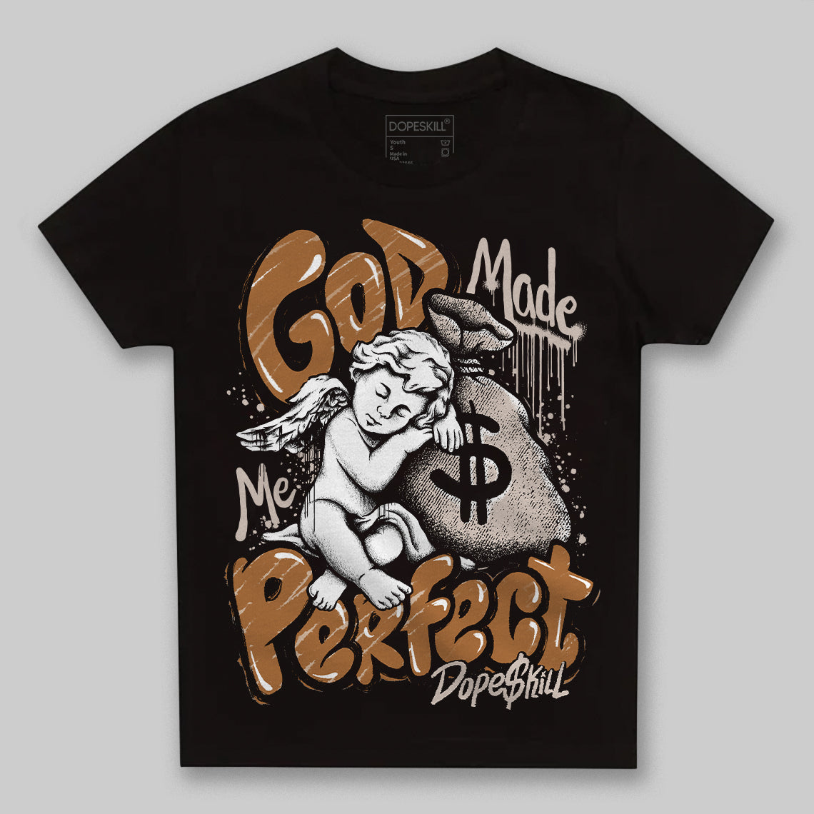 Palomino 3s DopeSkill Toddler Kids T-shirt God Made Me Perfect Graphic