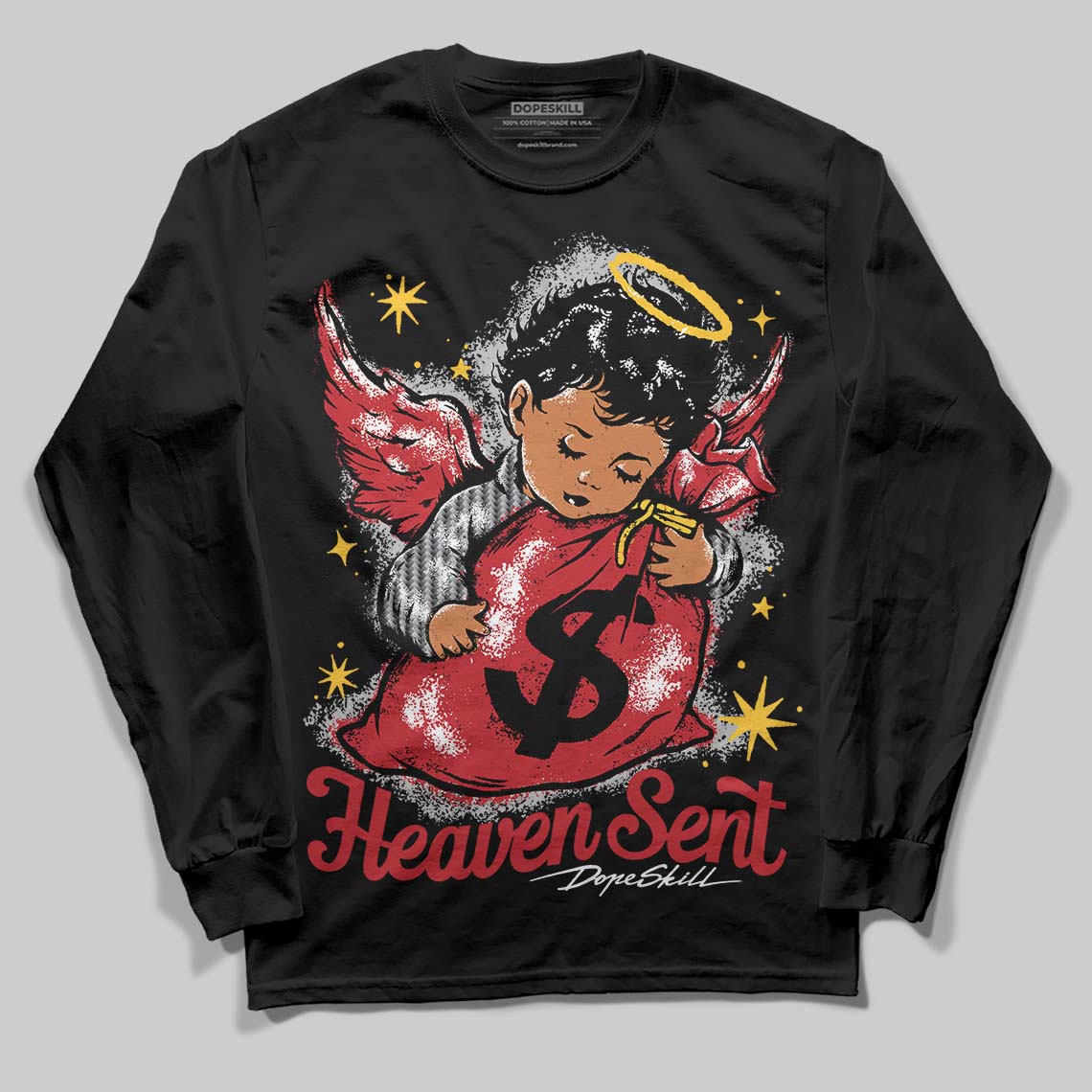 Ferrari 14s DopeSkill Long Sleeve T-Shirt Heaven Sent Graphic