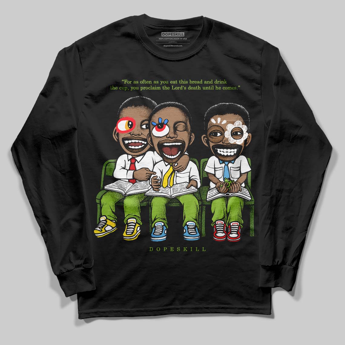Dunk 'Chlorophyll' DopeSkill Long Sleeve T-Shirt First Sunday Graphic