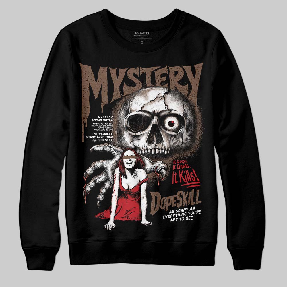 Olive 9s DopeSkill Sweatshirt Mystery Ghostly Grasp Graphic