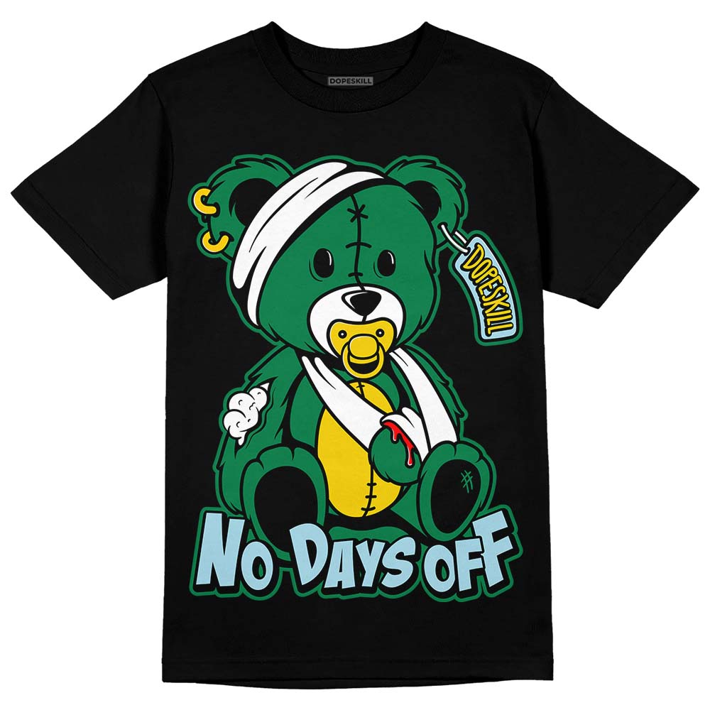 Lucky Green 5s DopeSkill T-Shirt Hurt Bear Graphic