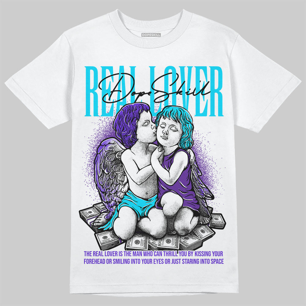 Aqua 6s DopeSkill T-Shirt Real Lover Graphic