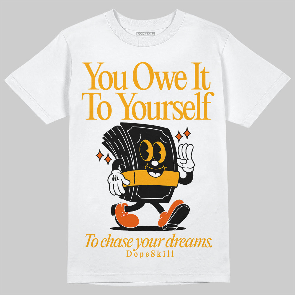Black Taxi 12s DopeSkill T-Shirt Owe It To Yourself Graphic