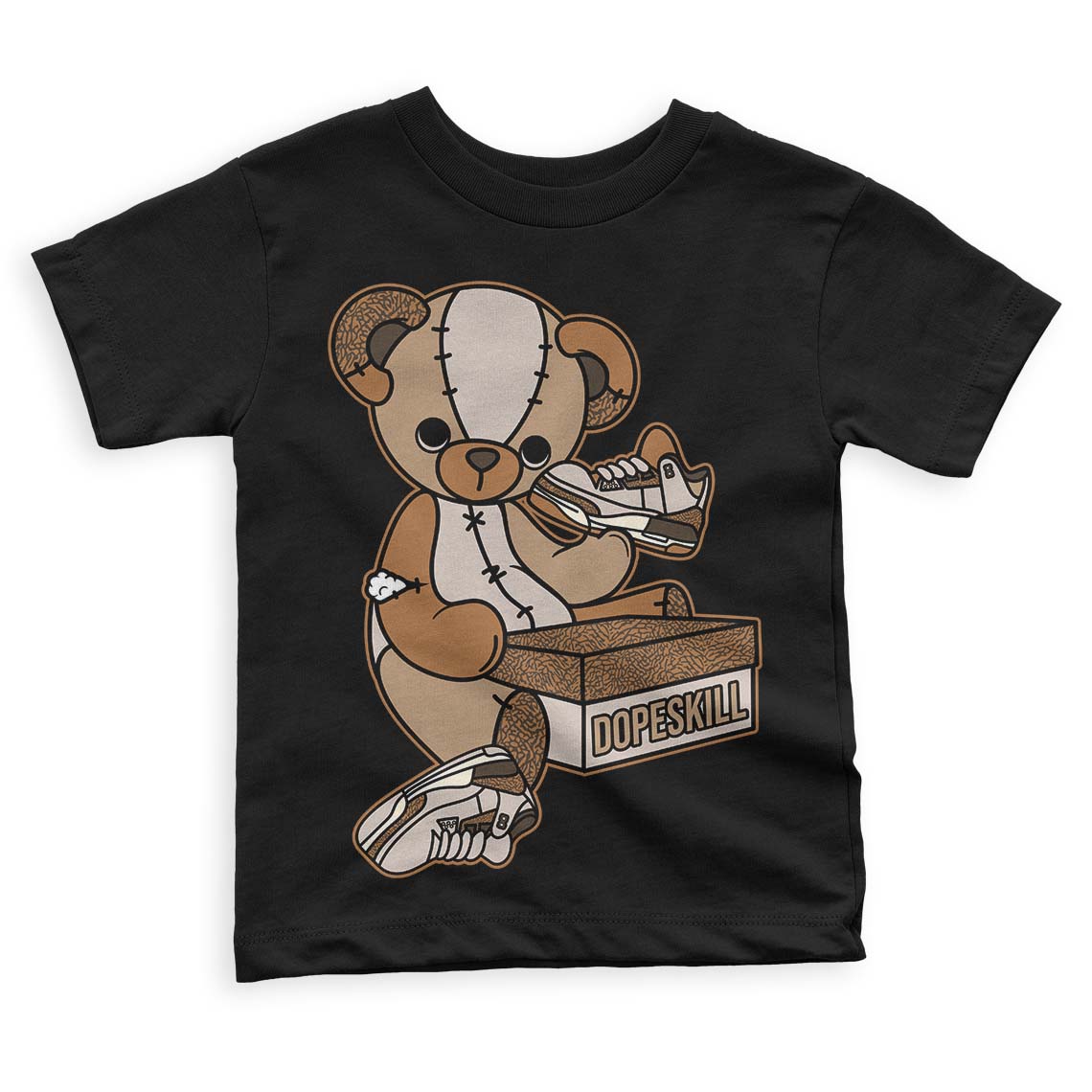 Palomino 3s DopeSkill Toddler Kids T-shirt Sneakerhead BEAR Graphic