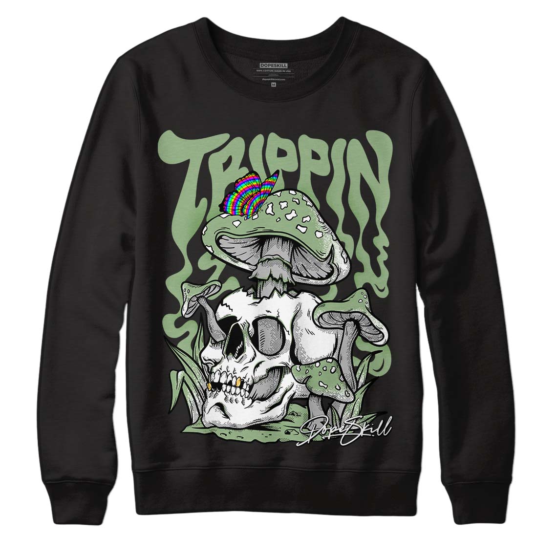 Seafoam 4s DopeSkill Sweatshirt Trippin Graphic