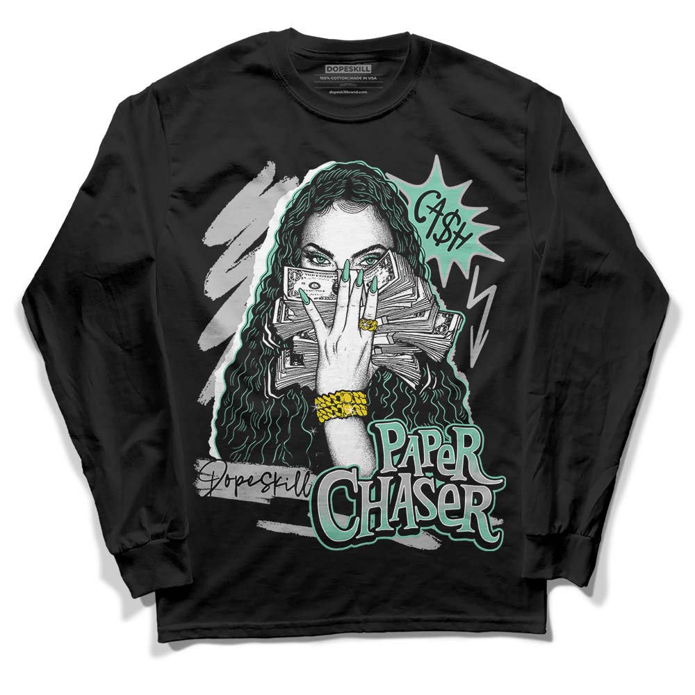 Green Glow 3s DopeSkill Long Sleeve T-Shirt NPC Graphic