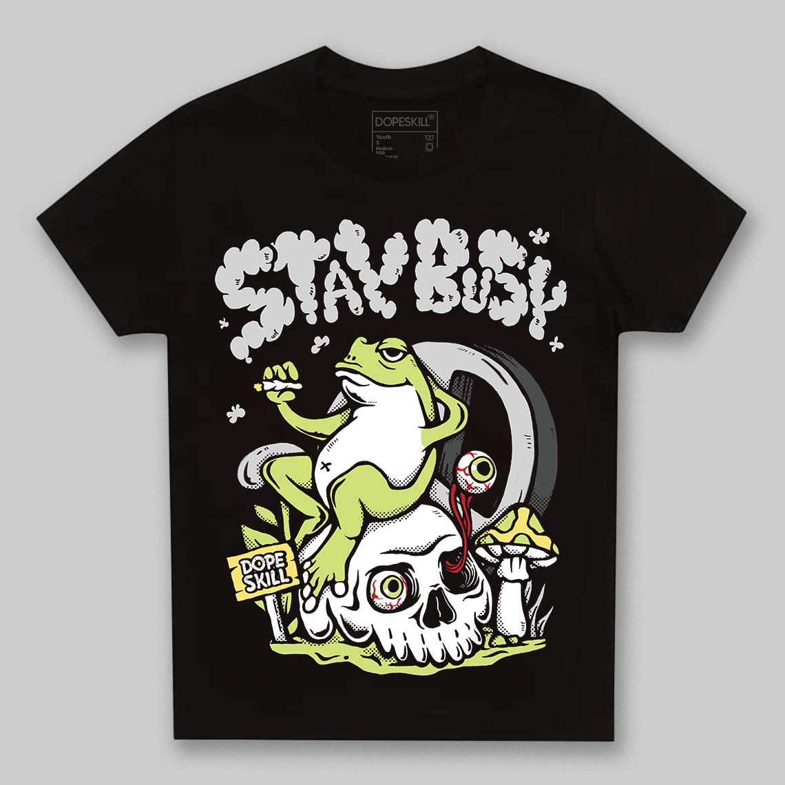Light Lemon Twist 4s DopeSkill Toddler Kids T-shirt Stay Busy Graphic