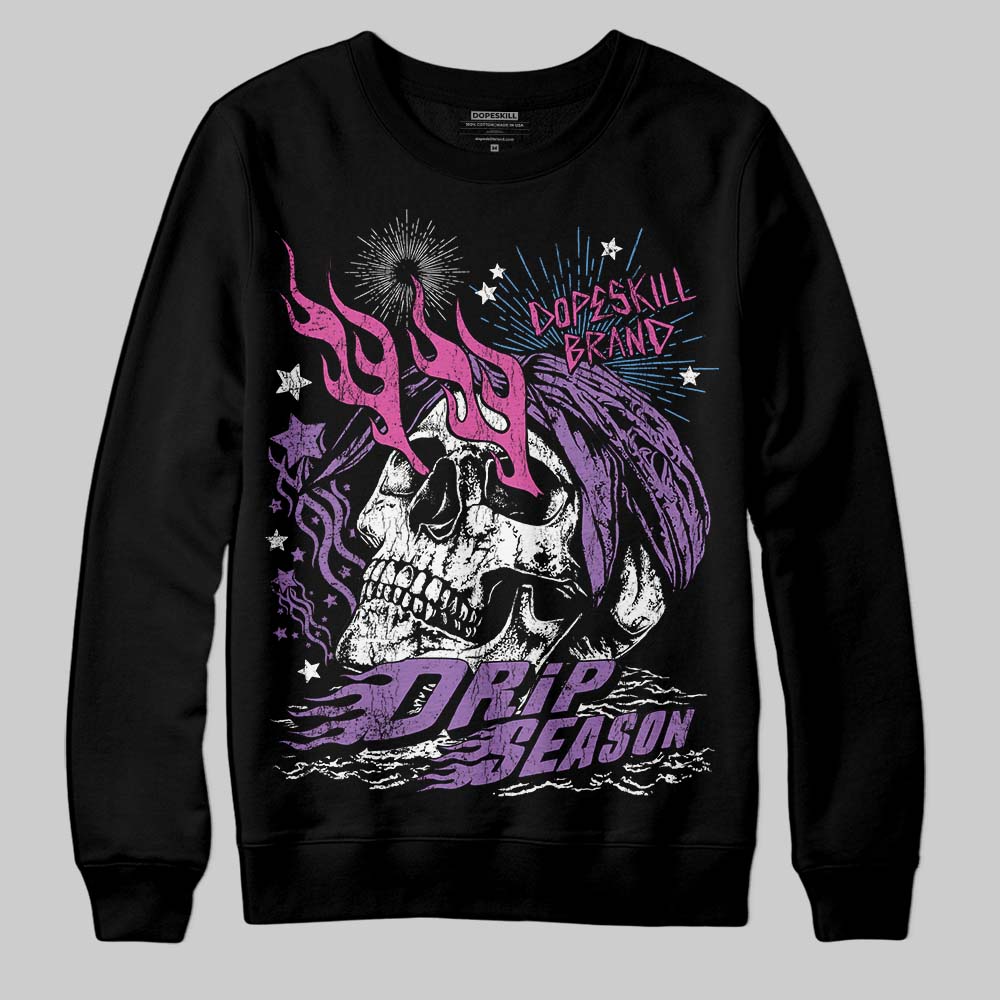 PURPLE Collection DopeSkill Sweatshirt Drip Season Graphic