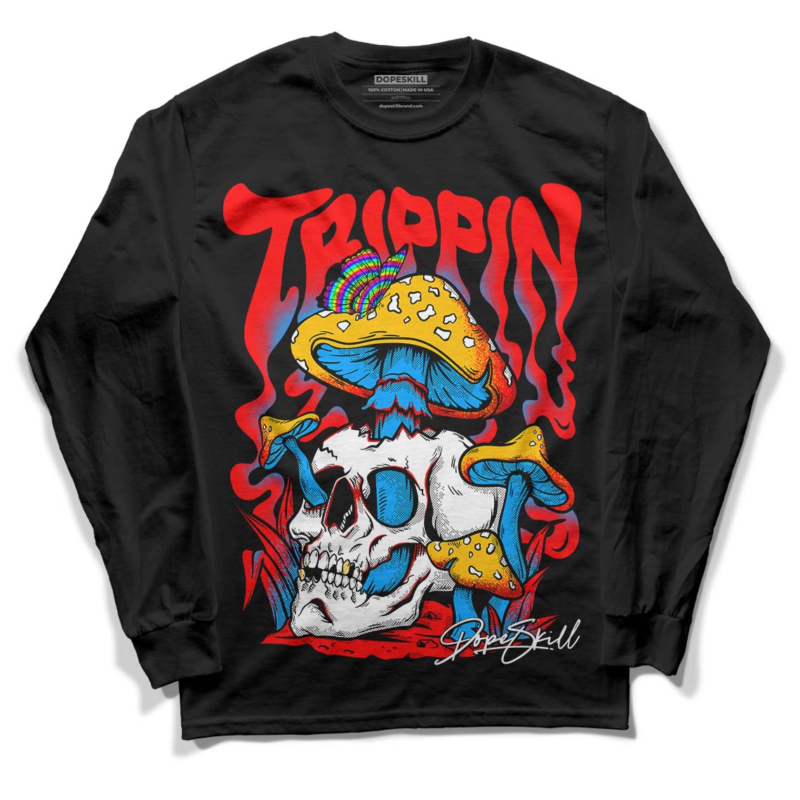 Fruity Pebbles Dunks DopeSkill Long Sleeve T-Shirt Trippin Graphic