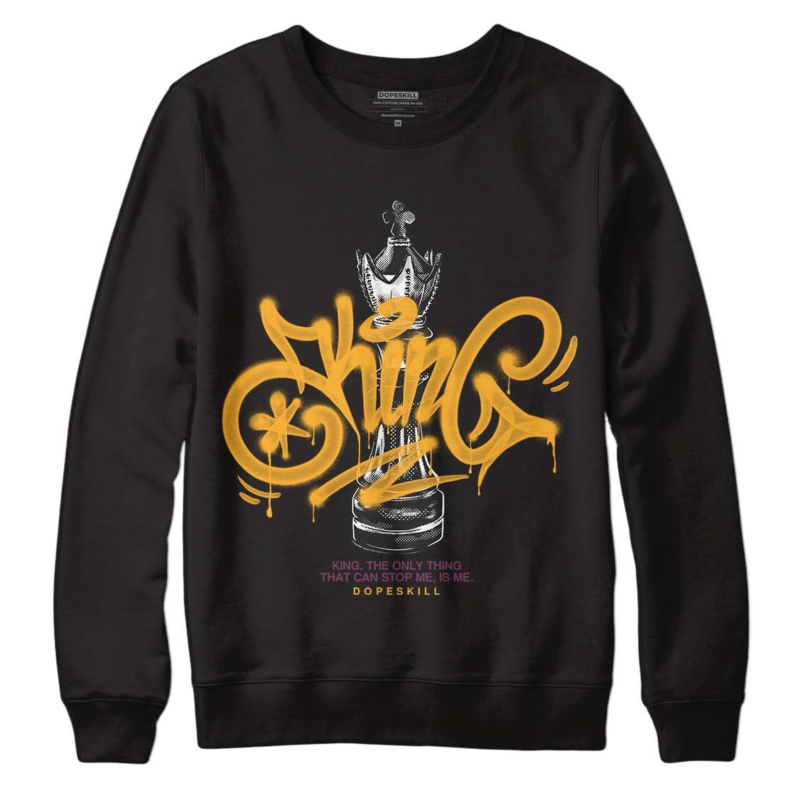 Brotherhood 1s High OG DopeSkill Sweatshirt King Chess Graphic
