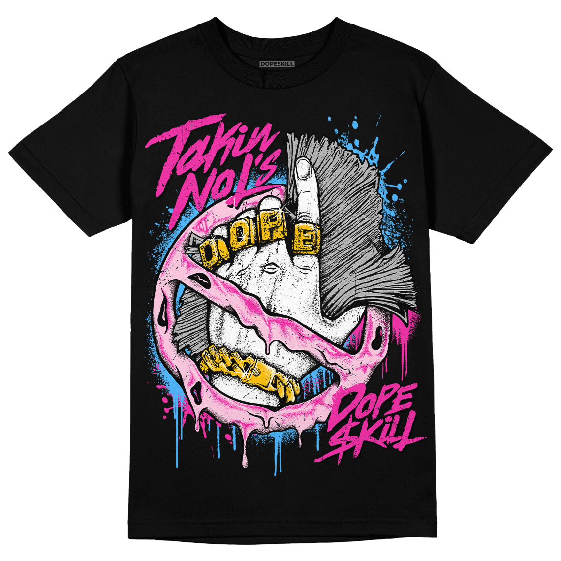 Triple Pink Dunk Low DopeSkill T-Shirt Takin No L's Graphic