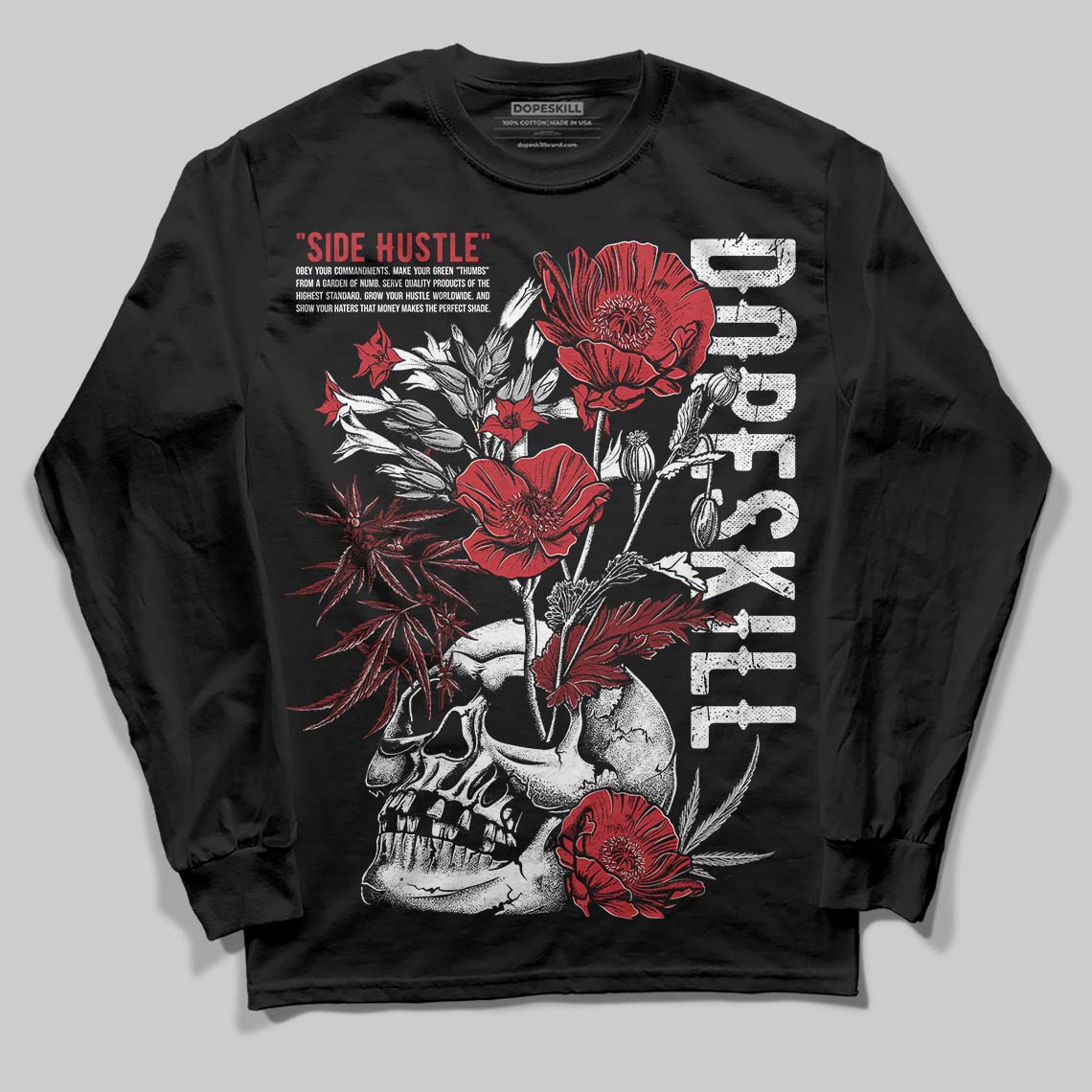 Ruby 1s DopeSkill Long Sleeve T-Shirt Side Hustle Graphic