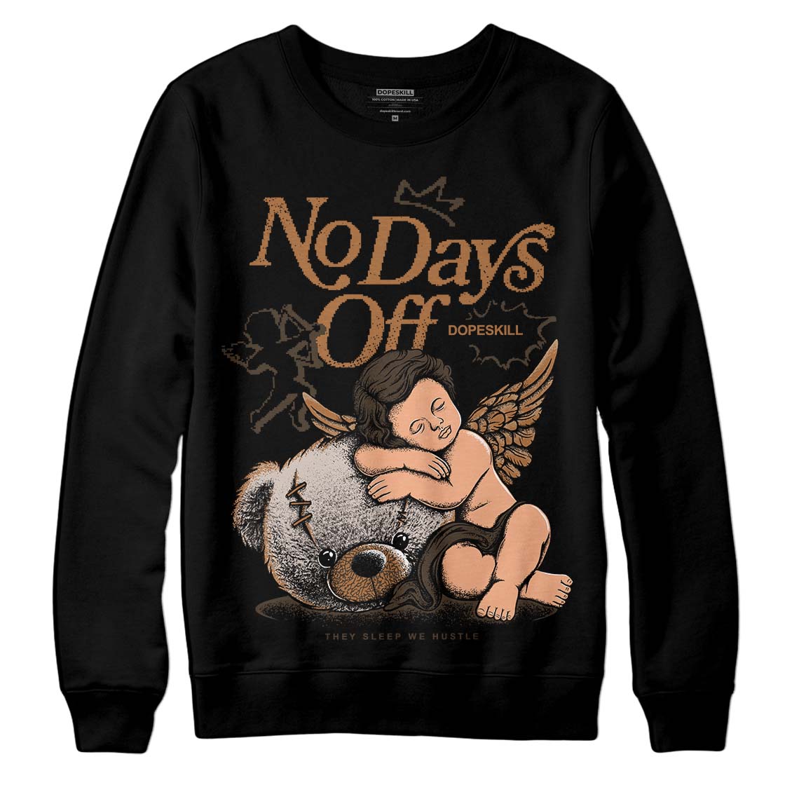 Palomino 3s DopeSkill Sweatshirt New No Days Off Graphic