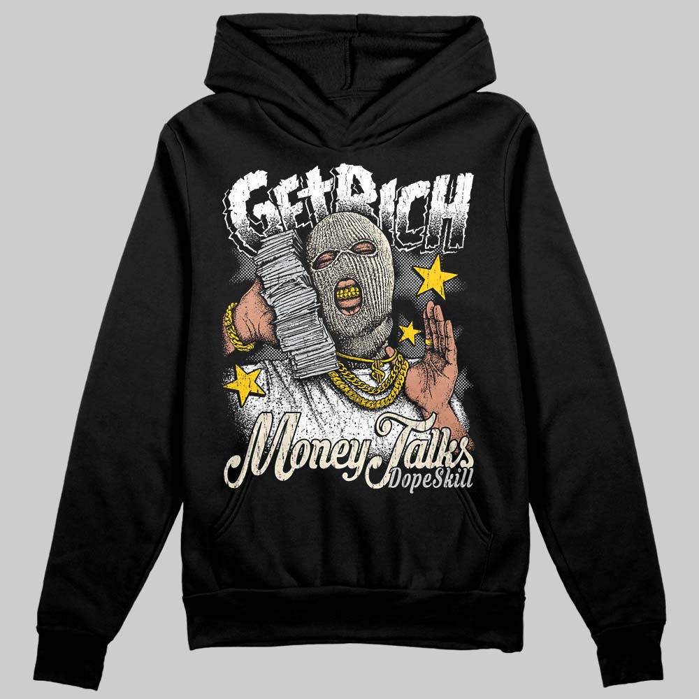 Reverse Metallic 5s DopeSkill Hoodie Sweatshirt Get Rich Graphic
