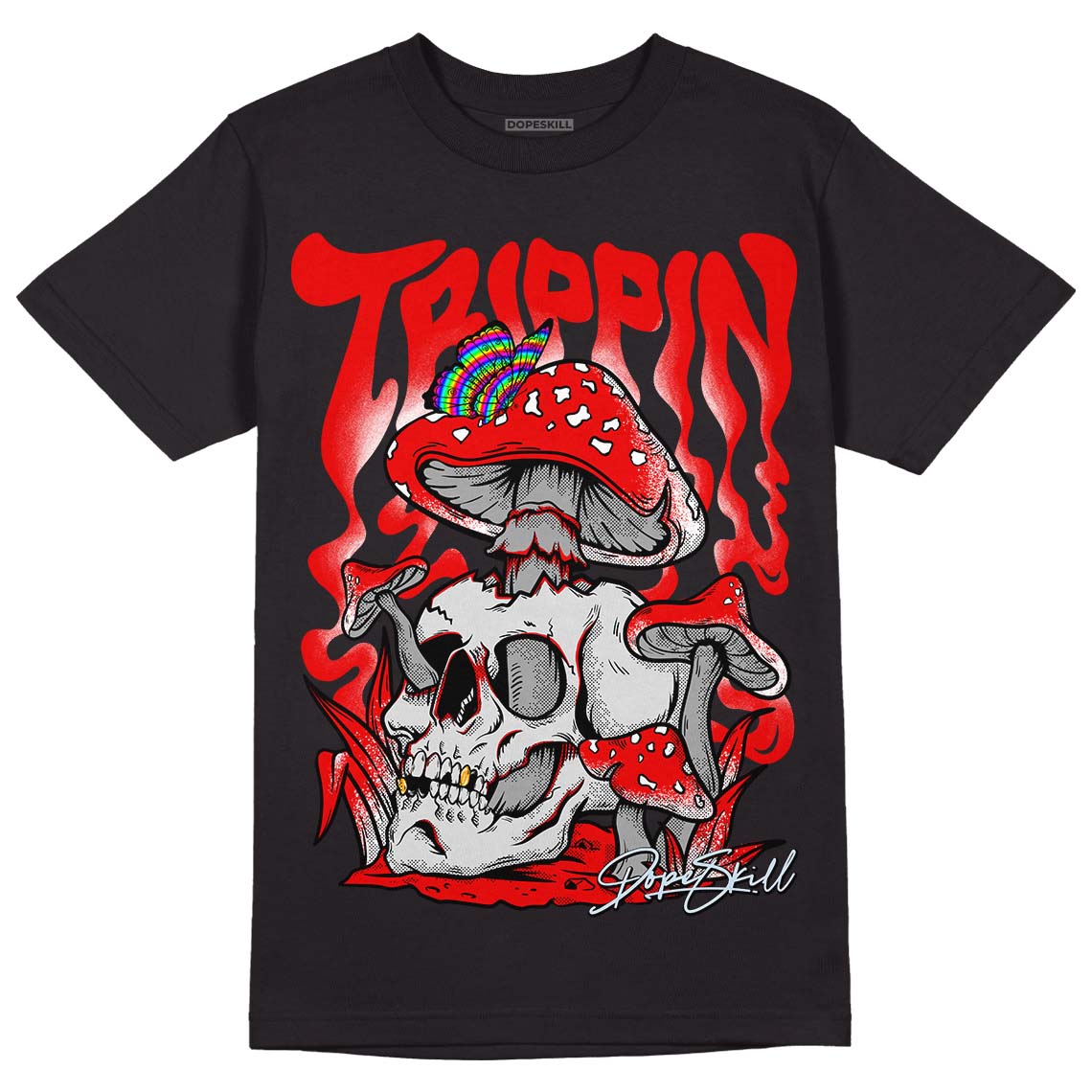 Cherry 11s DopeSkill T-Shirt Trippin Graphic
