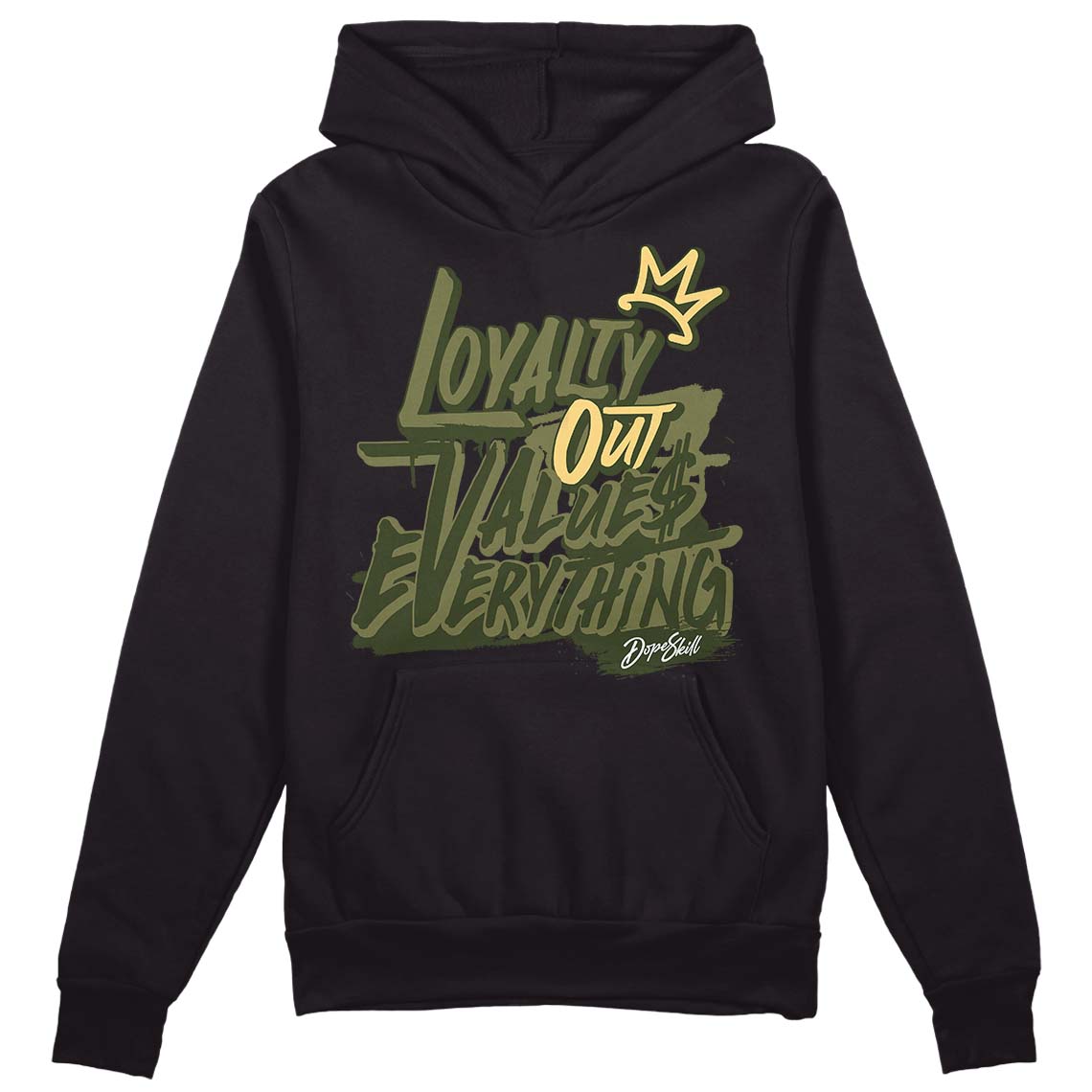 Craft Olive 4s DopeSkill Hoodie Sweatshirt LOVE Graphic