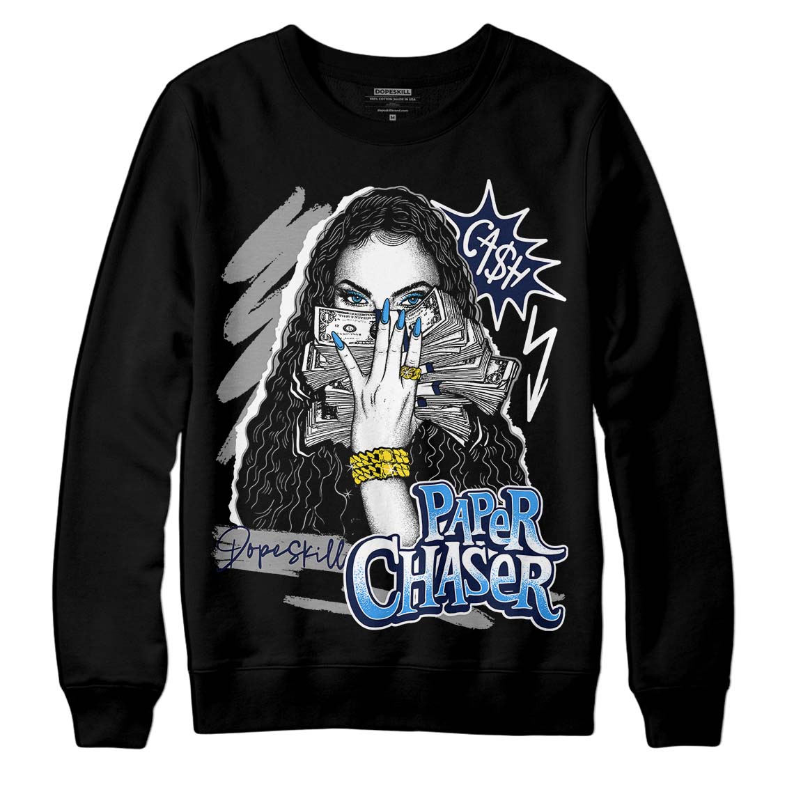 Midnight Navy 3s DopeSkill Sweatshirt NPC Graphic