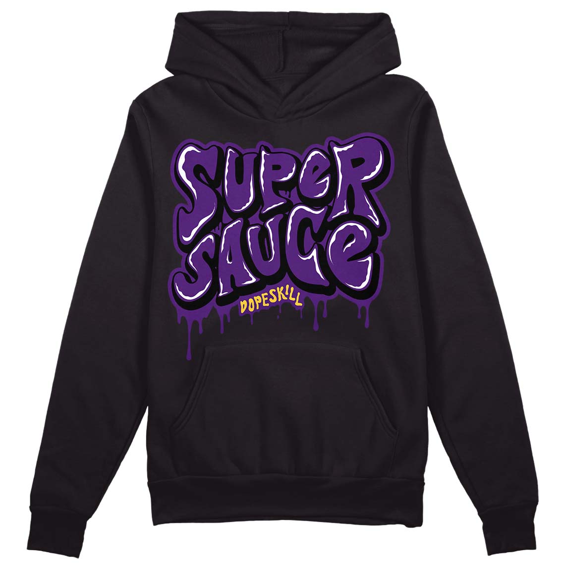 Field Purple 12s DopeSkill Hoodie Sweatshirt Super Sauce Graphic