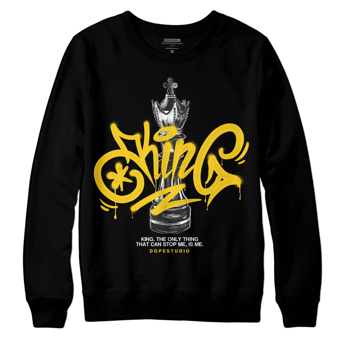 Lightning 4s DopeSkill Sweatshirt King Chess Graphic
