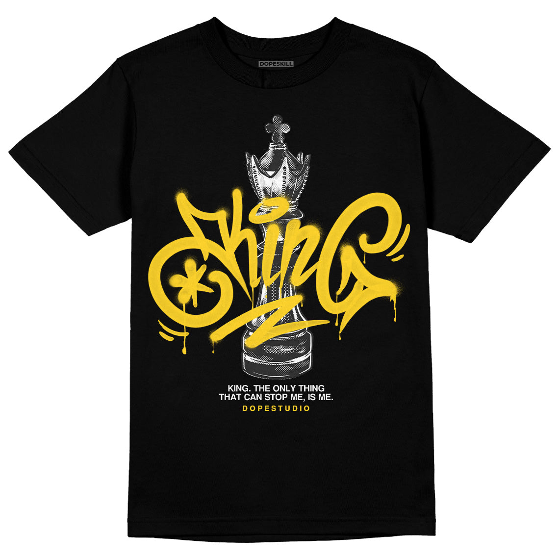 Lightning 4s DopeSkill T-Shirt King Chess Graphic