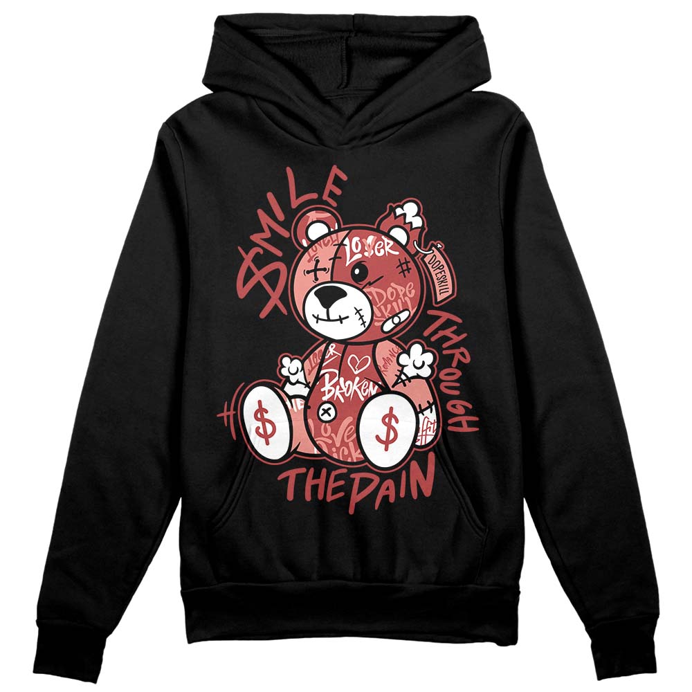 Dune Red 13s DopeSkill Hoodie Sweatshirt Smile Through The Pain Graphic