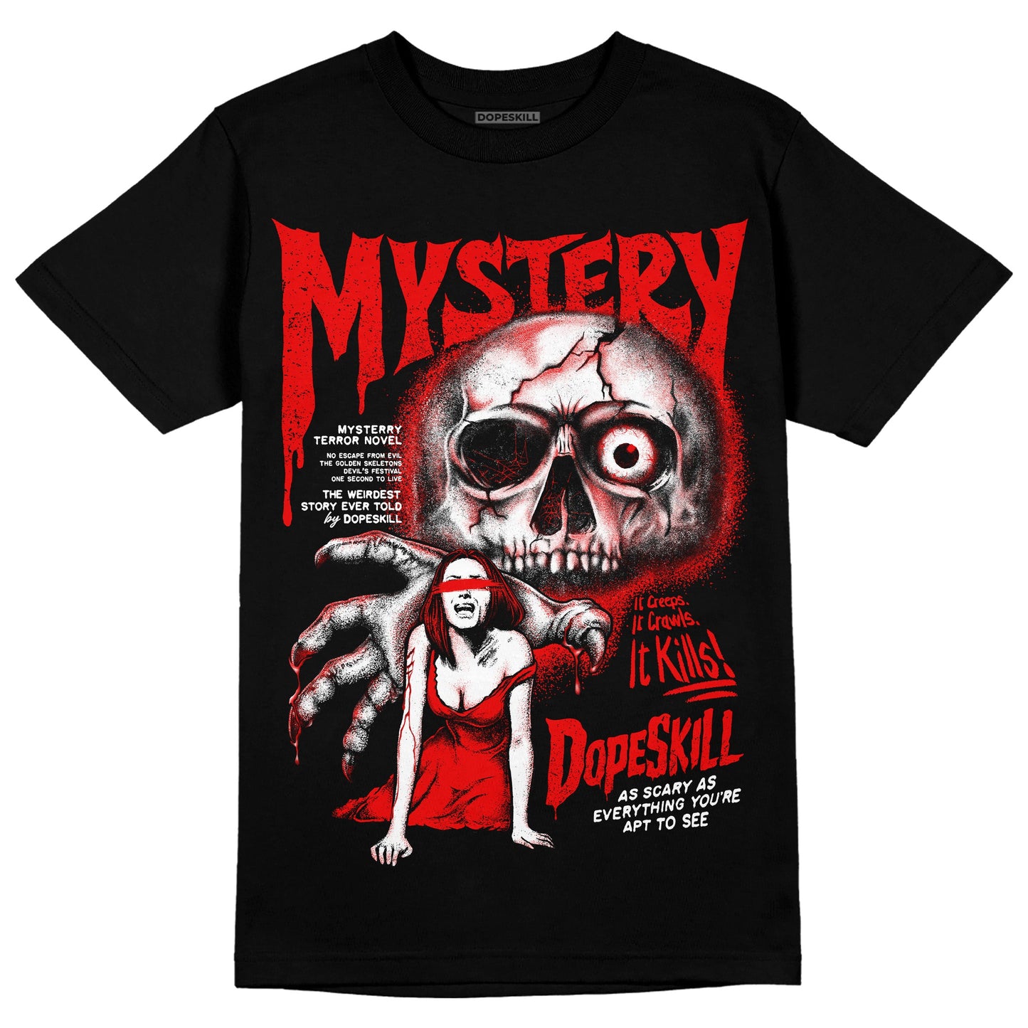 Cherry 12s DopeSkill T-Shirt Mystery Ghostly Grasp Graphic
