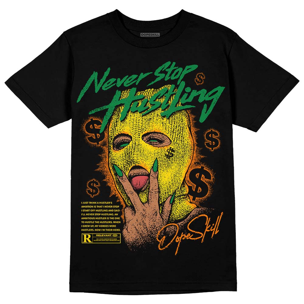 Dunk Reverse Brazil DopeSkill T-Shirt Never Stop Hustling Graphic