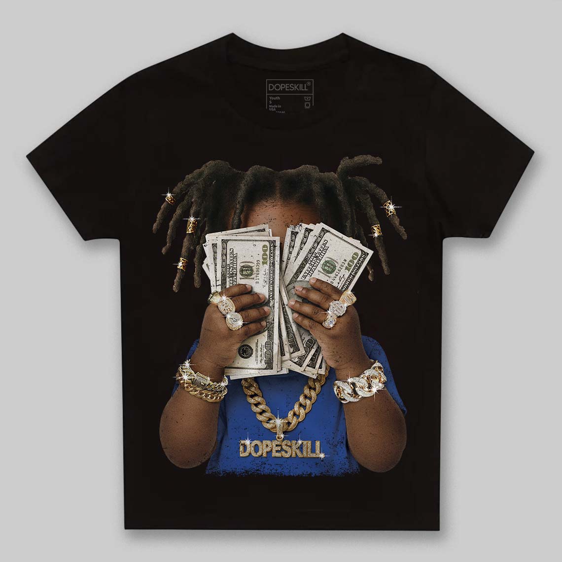 Royal Blue Collection DopeSkill Toddler Kids T-shirt Rich Youth Graphic