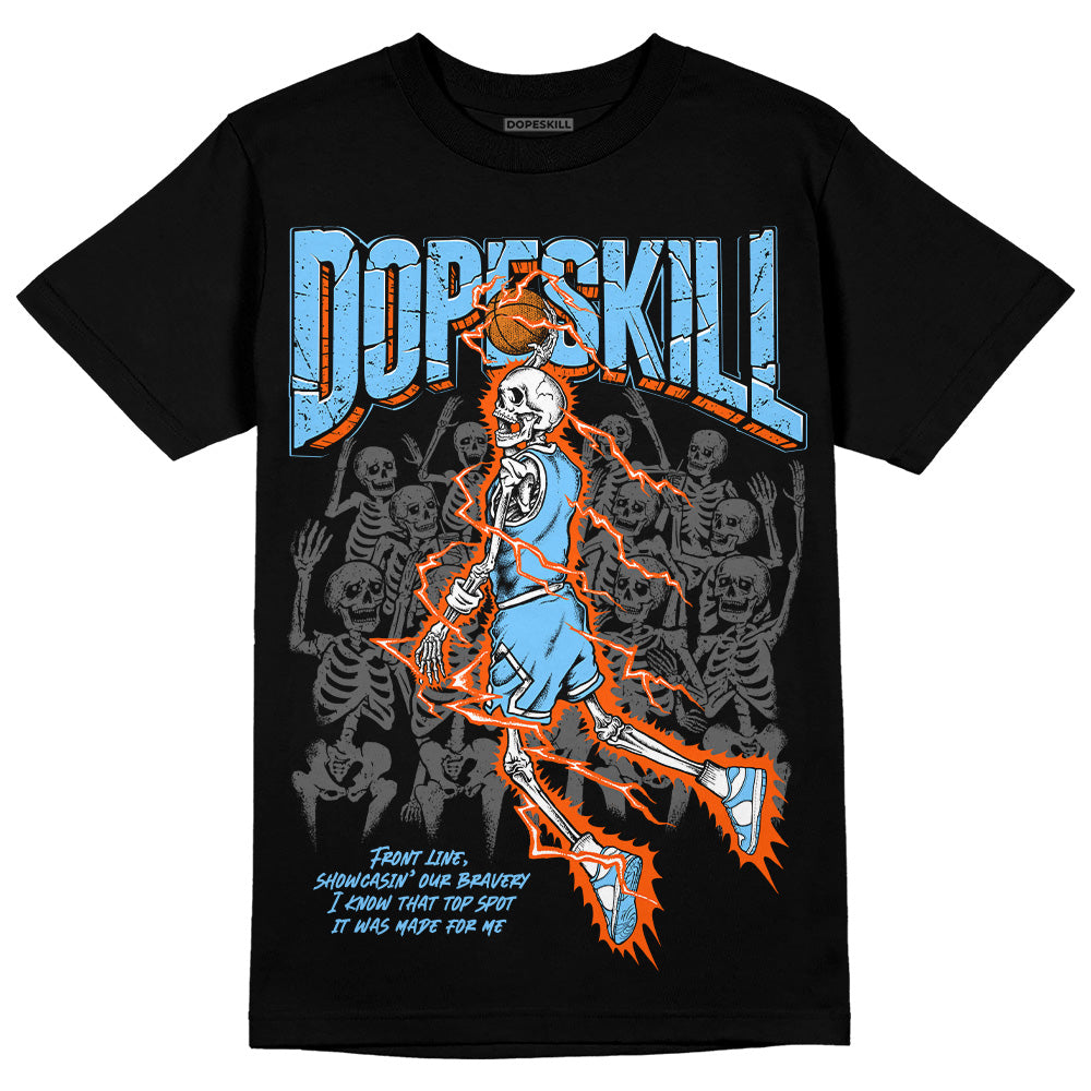 Dunk Futura University Blue DopeSkill T-Shirt Thunder Dunk Graphic