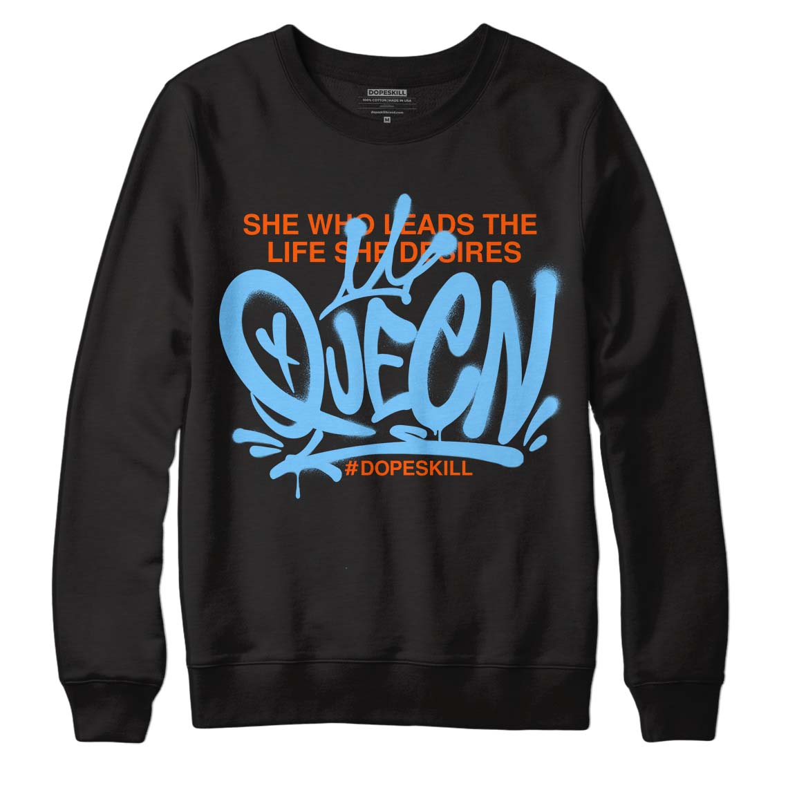 Dunk Low Futura University Blue DopeSkill Sweatshirt Queen Graphic