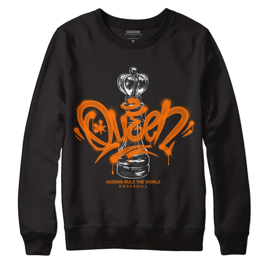 Dunk Low Magma Orange DopeSkill Sweatshirt Queen Chess Graphic