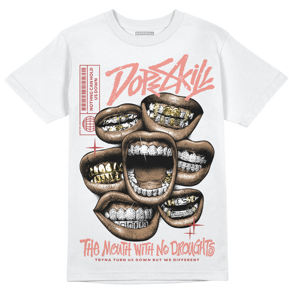 Dune Red 13s DopeSkill T-Shirt The Mouth With No Droughts Graphic