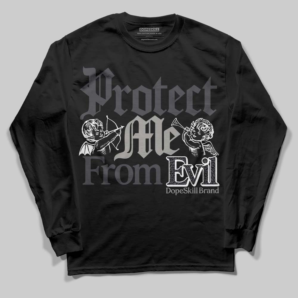 Black Cat 3s DopeSkill Long Sleeve T-Shirt Protect Me From Evil Graphic