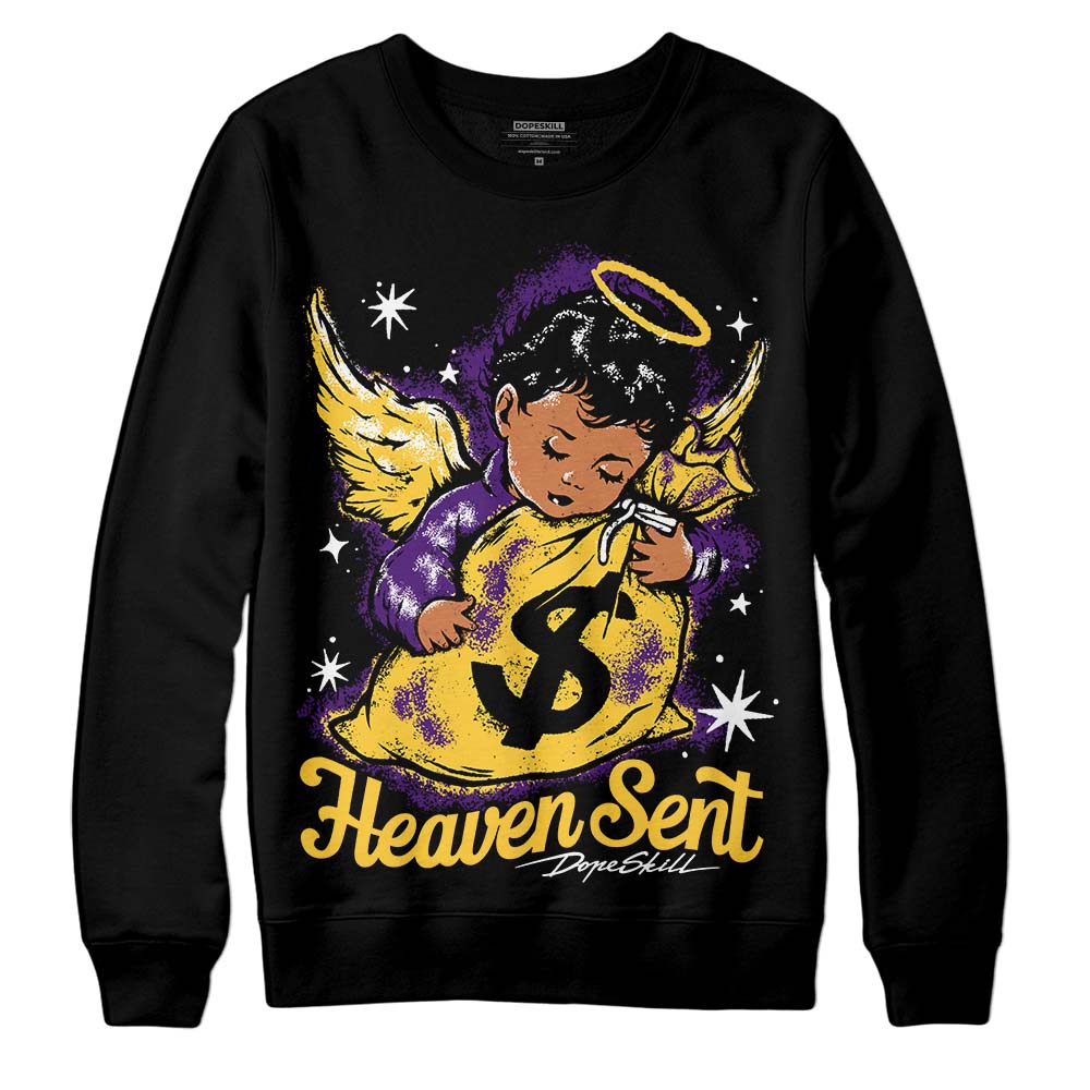 Field Purple 12s DopeSkill Sweatshirt Heaven Sent Graphic