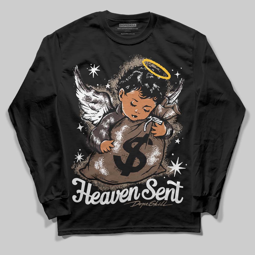 Baroque Brown 12s DopeSkill Long Sleeve T-Shirt Heaven Sent Graphic