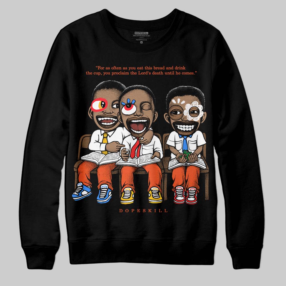 Orange Milk DopeSkill Sweatshirt First Sunday Graphic