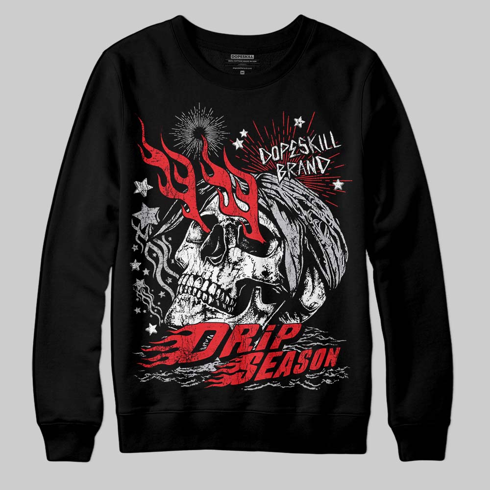 Grey Collection DopeSkill Sweatshirt Drip Season Graphic