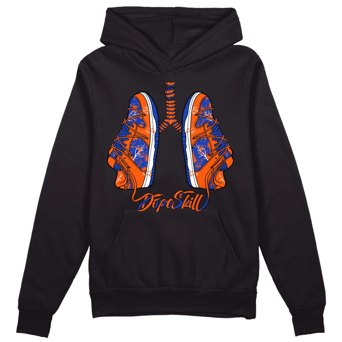 Dunk Low Futura Orange Blaze DopeSkill Hoodie Sweatshirt Breathe Graphic