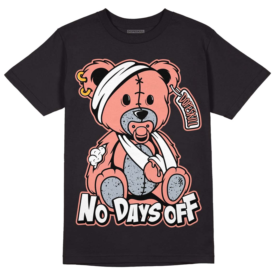 Crimson Bliss 5s DopeSkill T-Shirt Hurt Bear Graphic