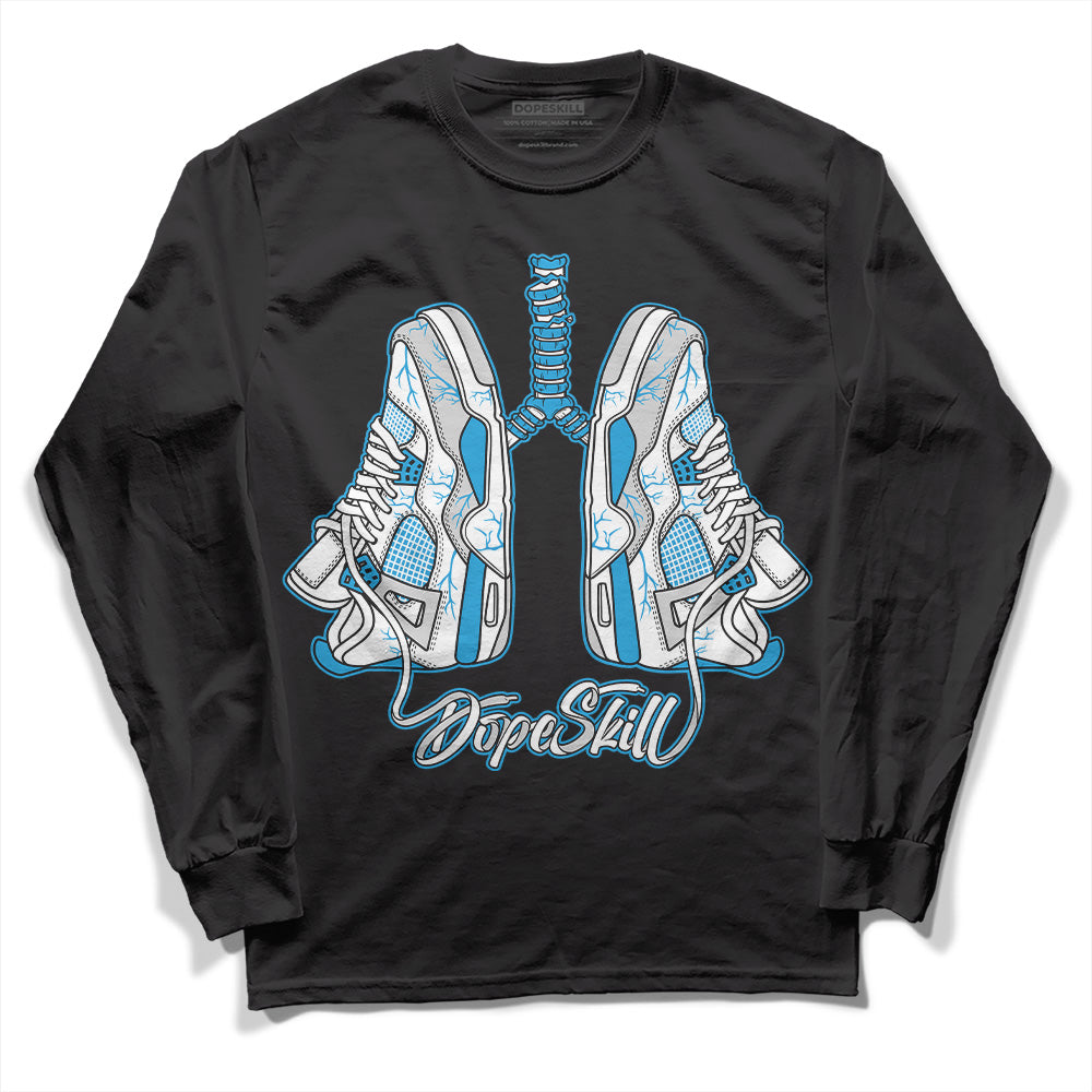 Military Blue 4s DopeSkill Long Sleeve T-Shirt Breathe Graphic