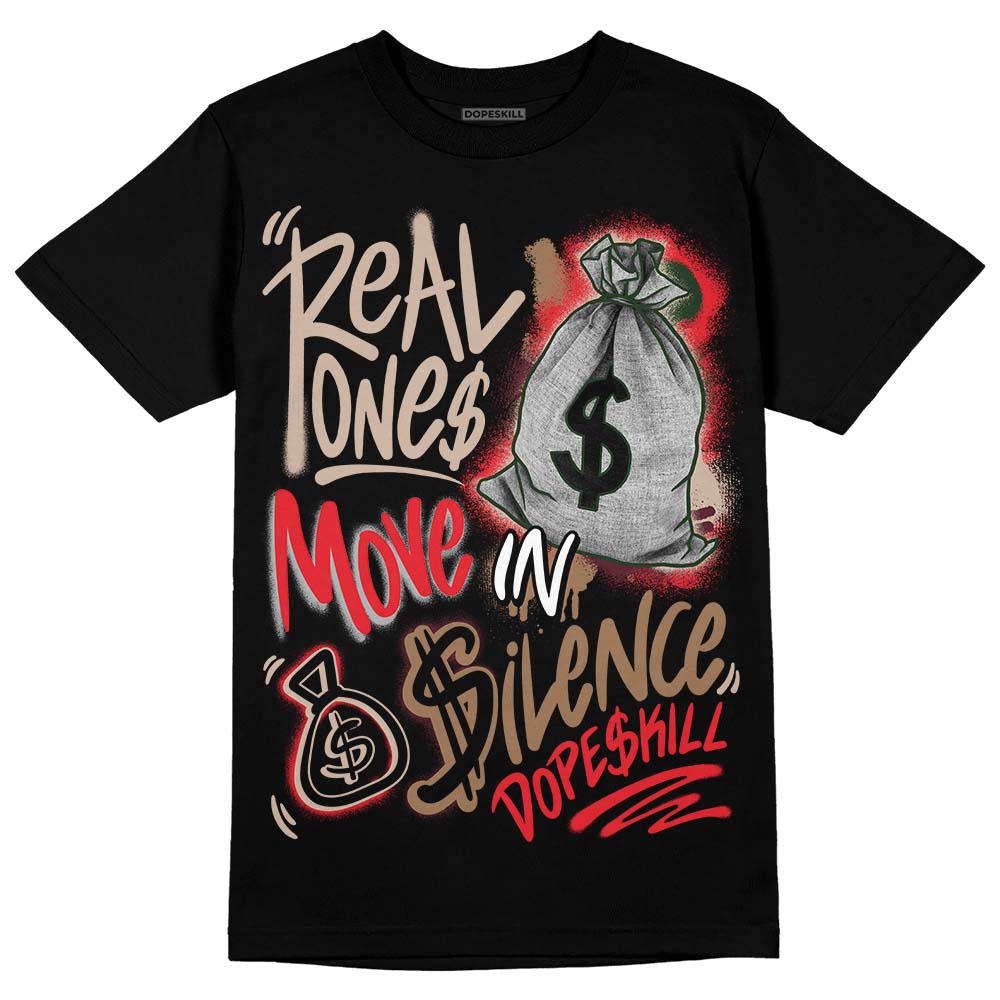 Dunk Freddy Krueger DopeSkill T-Shirt Real Ones Move In Silence Graphic