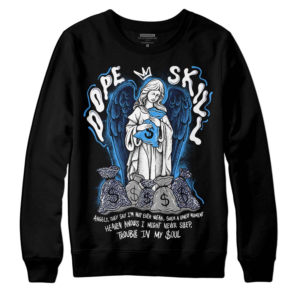 AJ Spizike White Obsidian DopeSkill Sweatshirt Angels Graphic
