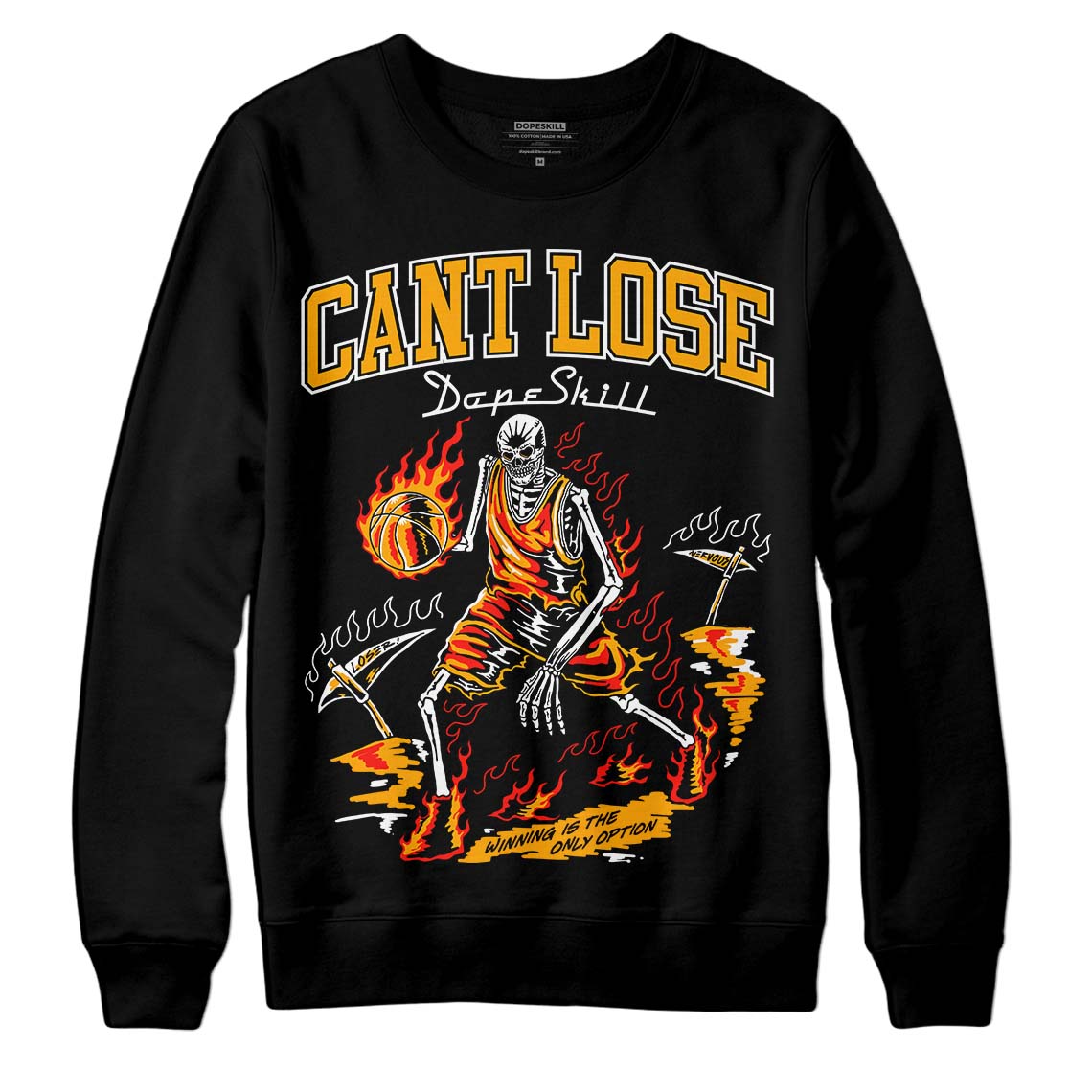 Black Taxi 12s DopeSkill Sweatshirt Cant Lose Graphic